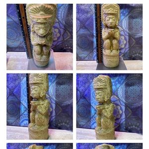 Collectible Aztec Art Porcelain Original Handcrafted year 1959 . Free Shipping